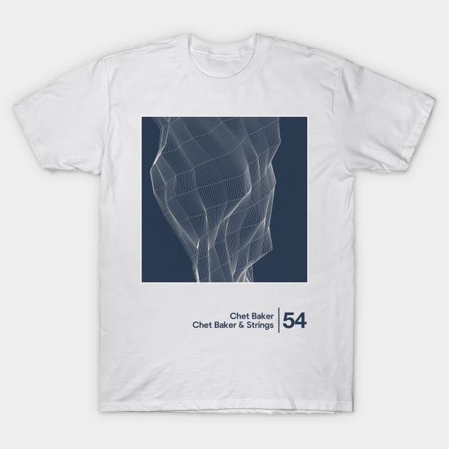 Chet Baker & Strings / Minimalist Graphic Artwork Design T-Shirt by saudade